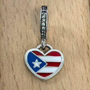 Pandora Puerto Rico Exclusive Charm, S925 Silver Bracelets